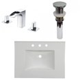 thumbnail image 1 of American Imaginations 30.75-in. W 3H8-in. Ceramic Top Set In White Color - Drain Incl. AI-33336, 1 of 9