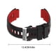 thumbnail image 2 of Correa de reloj Correa deportiva Correa de reloj Reemplazo para Garmin Forerunner 220/230/235/620/630/735xt, Negro Rojo sidaley EL2639-05, 2 of 2