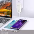 thumbnail image 2 of Adaptador de carga VINTUPLK 65W GaN Dual USB-C Fast Charger, 2 of 6