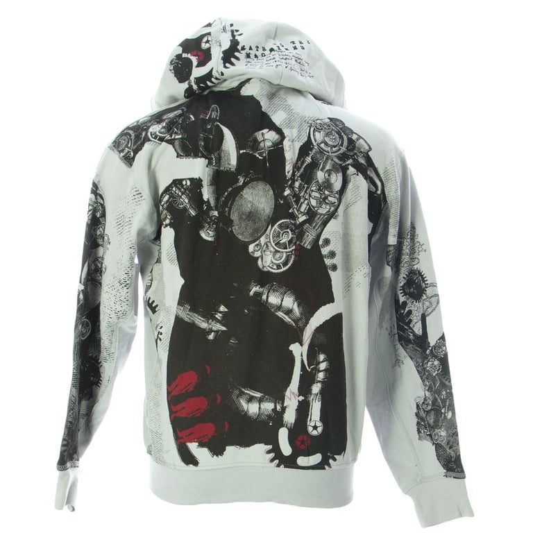 ARTFUL DODGER Men's Gutted Hoodie Sz 4XL Tin