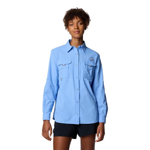 Camisa de pesca Columbia PFG Bahama II de manga larga para mujer XS