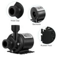 thumbnail image 2 of CIMAXIC DC 12V Brushless Submersible Water Pump 800L/H 5M for Fountain Pool Solar Circulation System Water Circulation System,3.15"X2.56"X1.57", 2 of 4