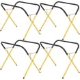 thumbnail image 1 of Yeshouse Soporte de trabajo portátil de 4 piezas, soporte de trabajo plegable con capacidad para 8000 libras, banco de trabajo para parachoques, guardabarros, puertas, capós, garaje y taller, 1 of 7