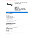 thumbnail image 2 of Front Idler Arm - Compatible with 1965 - 1973 Dodge Polara 1966 1967 1968 1969 1970 1971 1972, 2 of 2