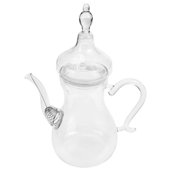 Glass Teapot with Infuser 1000ml Clear Water Kettle Coffee Tea Pot Decorative Serving Pot for Home and Restaurant Use