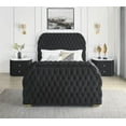 thumbnail image 4 of Restonic 1pc Modern Style Queen Bed - Deeply Tufted & TV Lift, 4 of 7