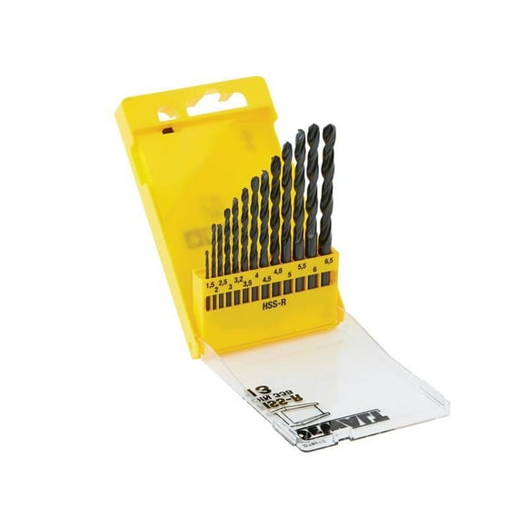 DEWALT - DT5912 HSS Jobber Drill Bit Set, 13 Piece