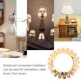 thumbnail image 2 of FOMIYES 10Ud Accesorios De Decoracion Para Lamparas Con De Flores En Oro, 2 of 5