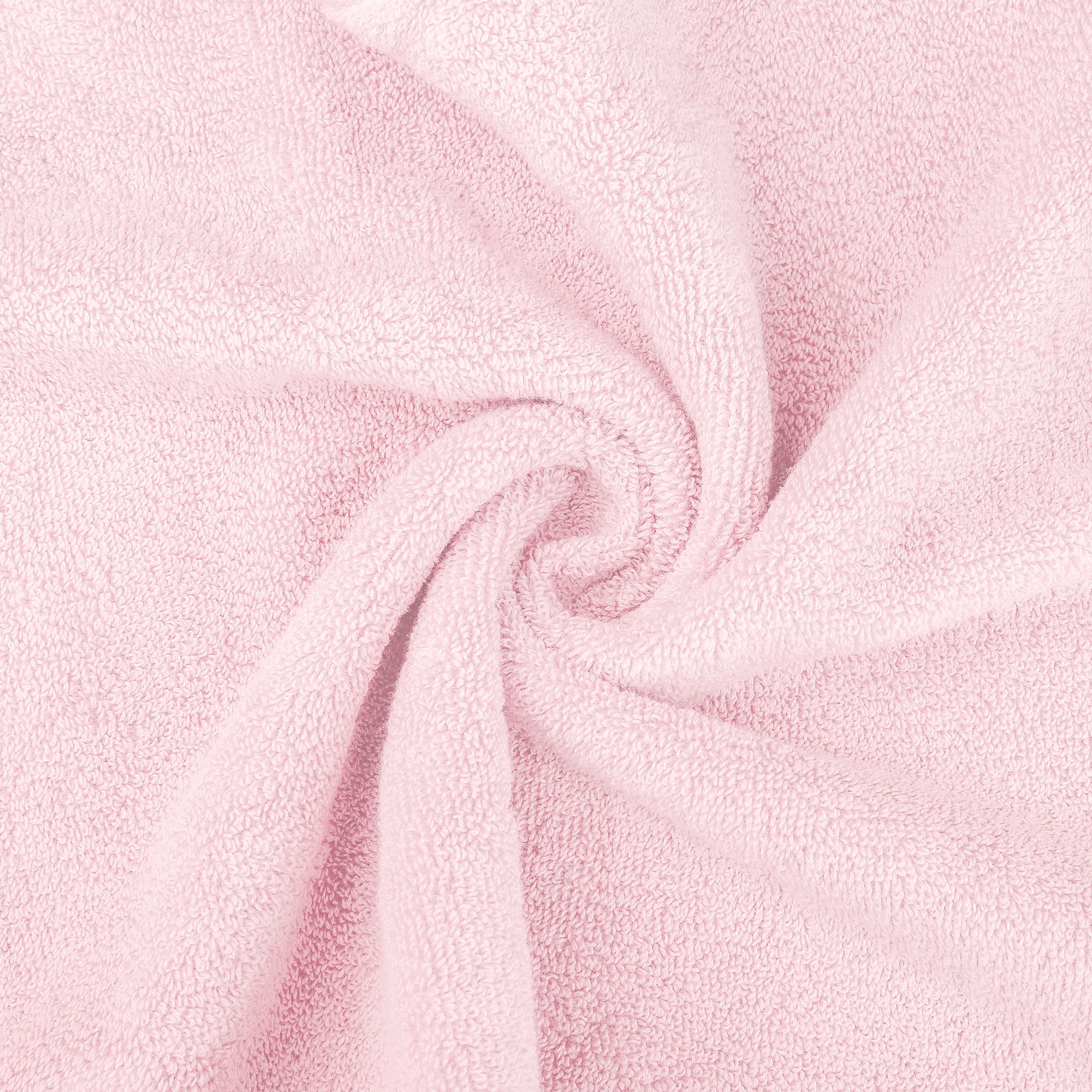 REGALWOVEN Embroidery Pattern Hand Towels Set, Cotton Hand Towels for Bathroom, Kitchen 14" x 30" Pink 4-Piece