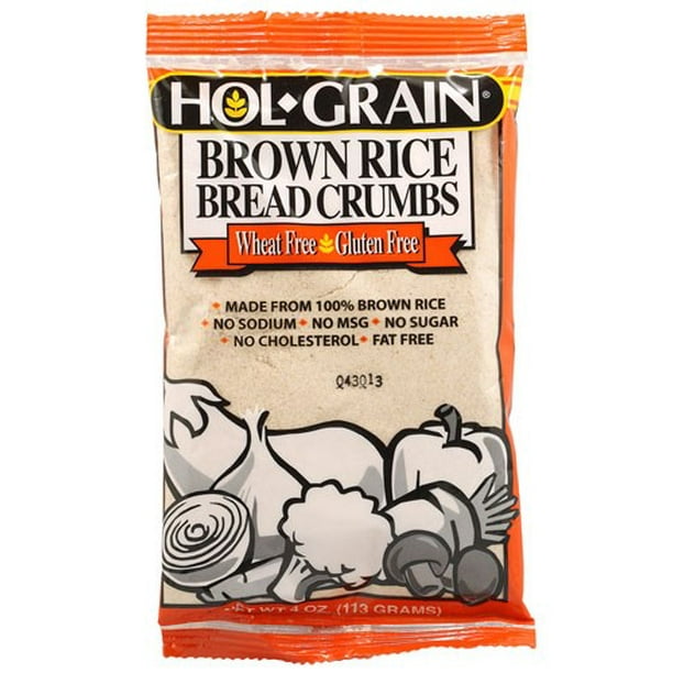 Holgrain Brown Rice Bread Crumbs Gluten Free 4 oz