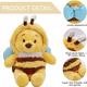 thumbnail image 3 of Peluche Traje Abeja Oso Winnie The Pooh Regalo Detalle 25cm Xtellar Amarillo, 3 of 4