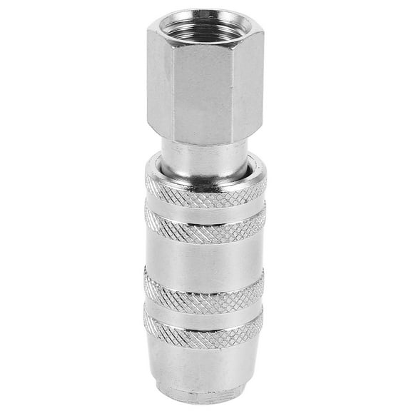 Raindrops Pneumatic Connector Pressure Washer Quick Air Coupler Silver