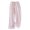 Pink, variant on Women's Plush Lounge Pants with Elastic Waistband, Soft Sleepwear for Home Wear, Comfortable Relaxed Fit Sleep Pants, Cozy Thermal Pajama Bottoms for Indoor Relaxation, Warm House Pants for Women