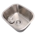 thumbnail image 1 of Single Bowl Sink, Integrated Design Undermount Water Sink Versatile Usage  for Bathroom Hand Washing, 1 of 7