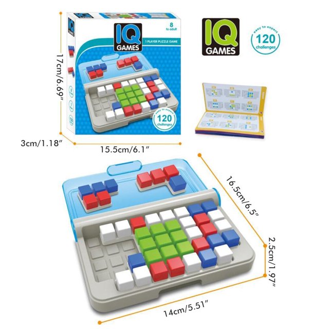 3D Puzzle Logical Thinking Building Travel Game Portable Educational Toys for Kids