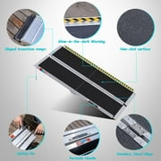 Wheelchair Ramps, Adjustable Portable, 600 lb capacity, 8 Ft Scooter Ramp