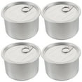 thumbnail image 1 of 4pcs Aluminum Seal Can Metal Empty Storage Jars Cake Containers Cat Food Pot, 1 of 8