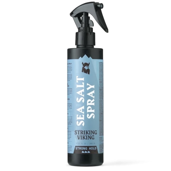 Striking Viking Hair Spray Sea Salt Texturizing Spray Strong Hold 5 oz Ocean Blue Scent for Men