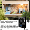 thumbnail image 5 of Smart Cooling Fan for Reptile Tank with LED Display Strong Wind Ventilation Fan Low Noise Cooling Fan(Fahrenheit), 5 of 6