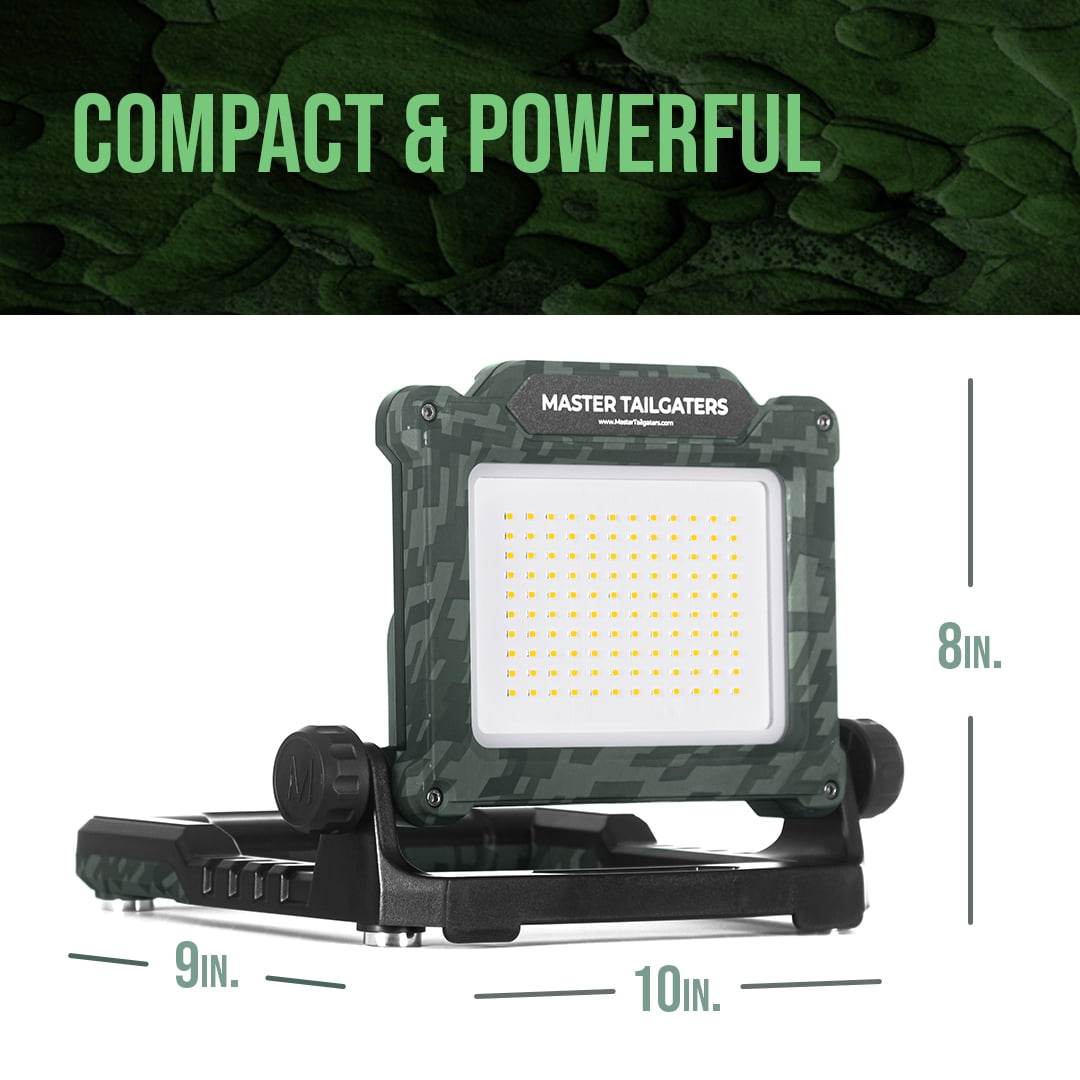 Master Tailgaters FLUD 4000 LED Work Flood Light Compatible for Universal Battery