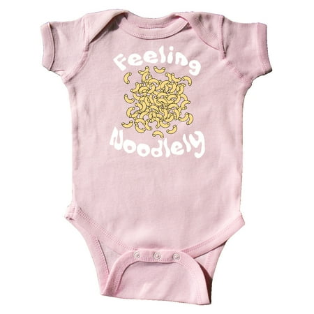 

Inktastic Feeling Noodlely White Text Gift Baby Boy or Baby Girl Bodysuit