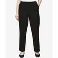 thumbnail image 2 of Alfred Dunner Womens Soft Twill Mid-Rise Regular Fit Straight Leg Casual Pant, 2 of 6
