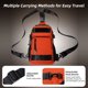 thumbnail image 5 of Mochila para pesca para huheres aventura aventura mochila múltiple paquete paquete barl bolsanía de engranje de pesca compatible compatible con elgua, 5 of 6