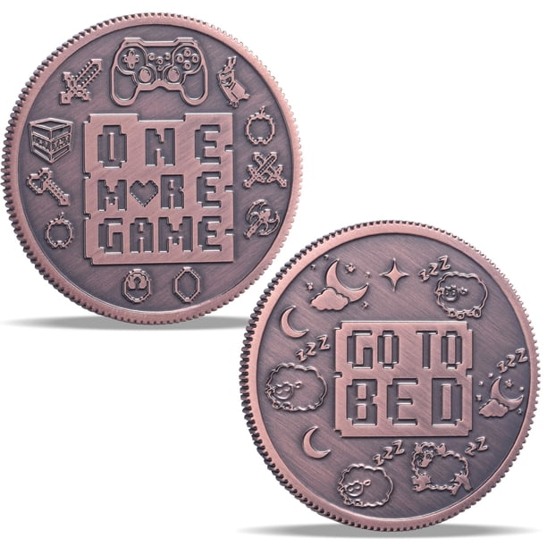 Moneda Toy LParkin de doble cara para tomar decisiones, 4 cm