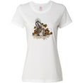 thumbnail image 3 of Inktastic Squirrel Superhero Landing with Acorns Women's T-Shirt, 3 of 5