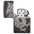 thumbnail image 6 of Zippo Lucky Dragon Design High Polish Black Pocket Lighter, 6 of 8