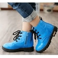 thumbnail image 4 of Boy's Girl's Waterproof Side Zipper Lace-Up Ankle Boots (Toddler/Little Kid/Big Kid), 4 of 7