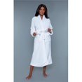 thumbnail image 1 of 2260-WH-2X-3X Helena Full-Length Plush Robe, White - 2X & 3X, 1 of 1