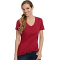 thumbnail image 1 of Hanes T-Shirt Col en V Nano-T pour Femmes - S04V, 1 of 1