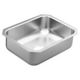 thumbnail image 6 of Moen GS20192 2000 Series 23.5-inch 20 Gauge Undermount Single Bowl Stainless Steel Kitchen or Bar Sink, 6 of 6