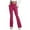 Wine, variant on Stretchy Yoga Pants High Waist Yoga Pants for Women with Side Pockets Flexible Workout and Casual Trousers L