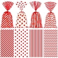 thumbnail image 1 of Bolsas Whaline para caramelos de San Valentín, 13 x 27 cm, color rojo, 160 unidades, 1 of 7