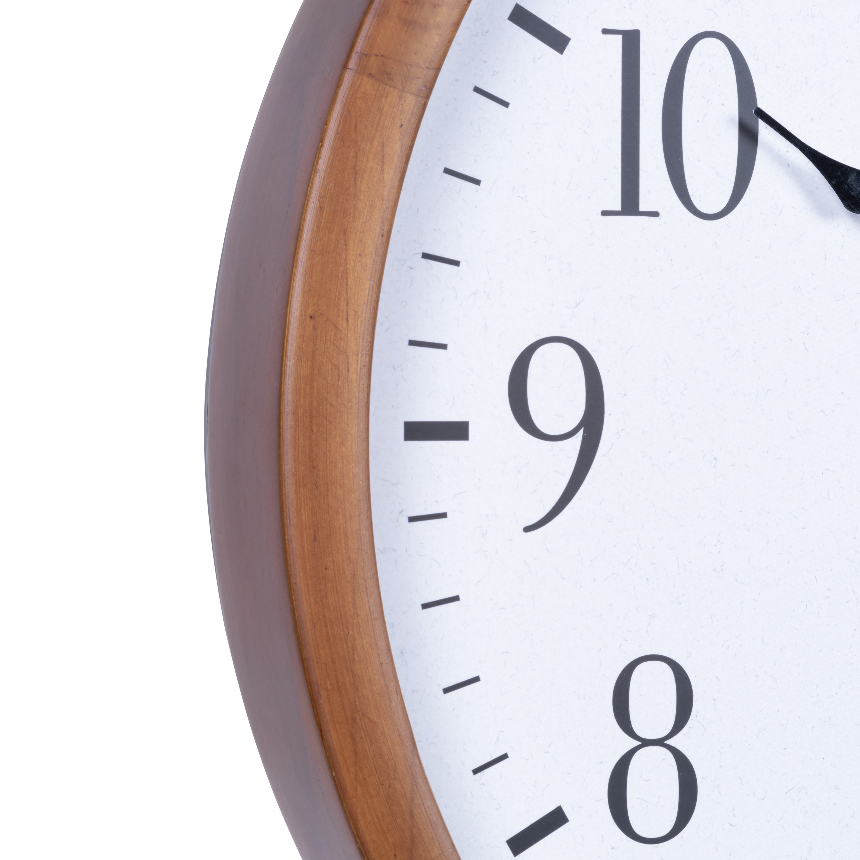 La Crosse Technology 12.8-Inch Walnut Atomic Analog Wall Clock, 404-50447-INT