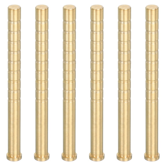 250 Grain Archery Arrow Brass Insert Insert Screw Copper Brass Arrow for .244/ 6.2mm Carbon Arrows, 12 Pack
