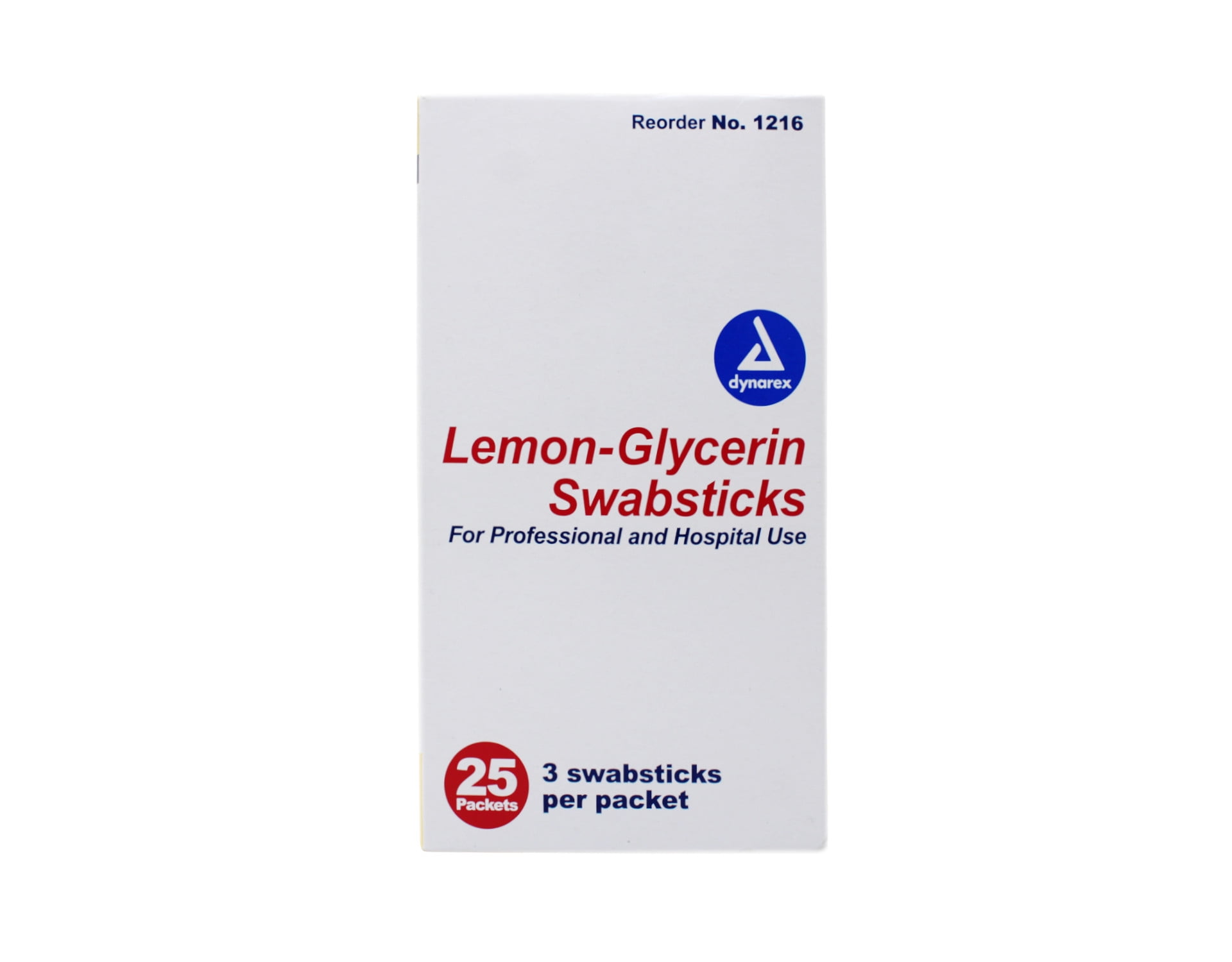 Dynarex Oral Swabstick, Lemon Glycerin, 750 Count - Walmart.com
