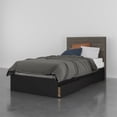 thumbnail image 1 of Chinook 2 Piece Twin Size Bedroom Set  Bark Grey and Black, 1 of 6
