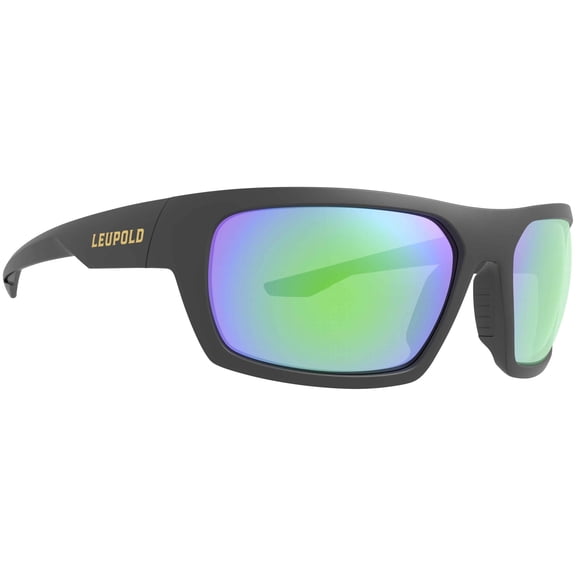 Leupold Packout Performance Eyewear Emerald Polarized Lenses with Matte Black Frame