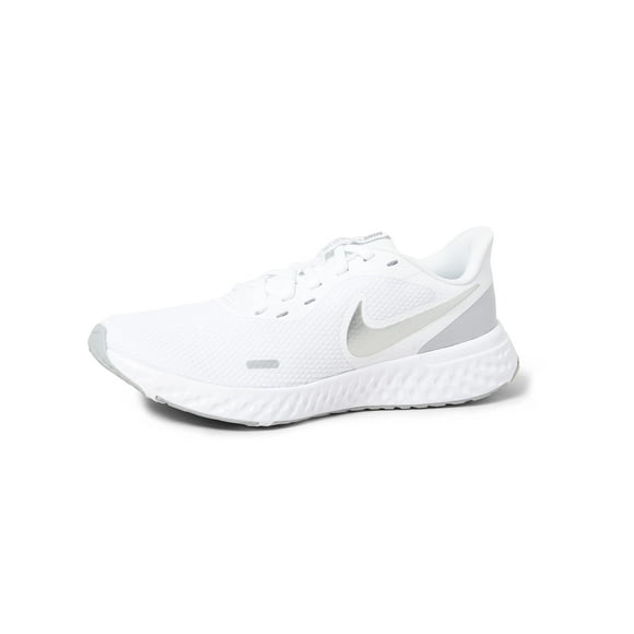 Nike Women's Revolution 5 Running Shoe, White/Wolf Grey-Pure Platinum, 10 Regular US