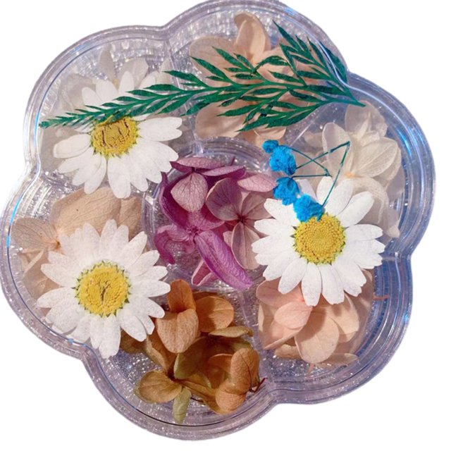 Techinal Fleurs Séchées en Résine Naturelle Embossée à Sec Adaptées pour Bougies Résine Époxy Fabrication de Savon Scrapbooking Diy Art Artisanat