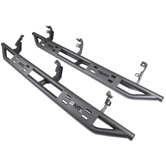 Havoc by RealTruck TrailCrawler Steps | Pair, Steel, Black | HFB-06-002 | Compatible with 2021-2024 Ford Bronco 4-Door