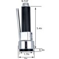 thumbnail image 2 of Queilt Kitchen Faucet Spray Brass Retractable Kitchen Sink Spray Mixer Tap Spray Replacement for Extendable Spray Faucet, Chrome, G1/2", 2 of 5