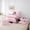 Pink Brown A, variant on Erosebridal Black Pink Leopard Print Bow Knot Girl Twin Bedding Sets 7-Piece,Personalized Initial A Bedding Comforter Set For Teens,Pink Reversible