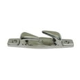 thumbnail image 2 of 6" Stainless Steel Boat Angled Left Deck Dock Mooring Rope Cleat Chock 2 Pcs, 2 of 8