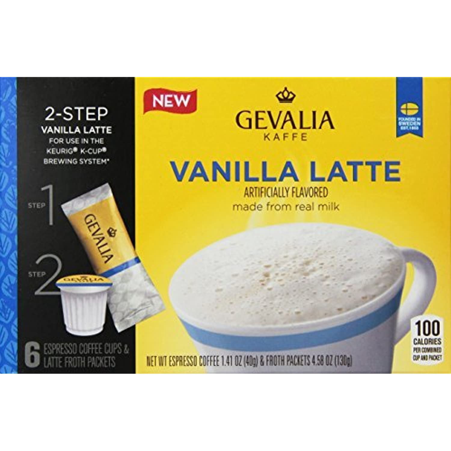 Gevalia Vanilla Latte, Coffee K-Cup 