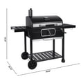 thumbnail image 5 of Royal Gourmet 30" CD2030AN Deluxe Charcoal Grill, BBQ Smoker Picnic Camping Patio Backyard Cooking, Black, 5 of 9