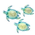 thumbnail image 2 of YWMJZEU 3 Pieces Sea Turtle Wall Art Decor Marine Life Theme Wall Decor for Fence Garden Green, 2 of 9